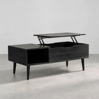 Table basse relevable avec rangement
